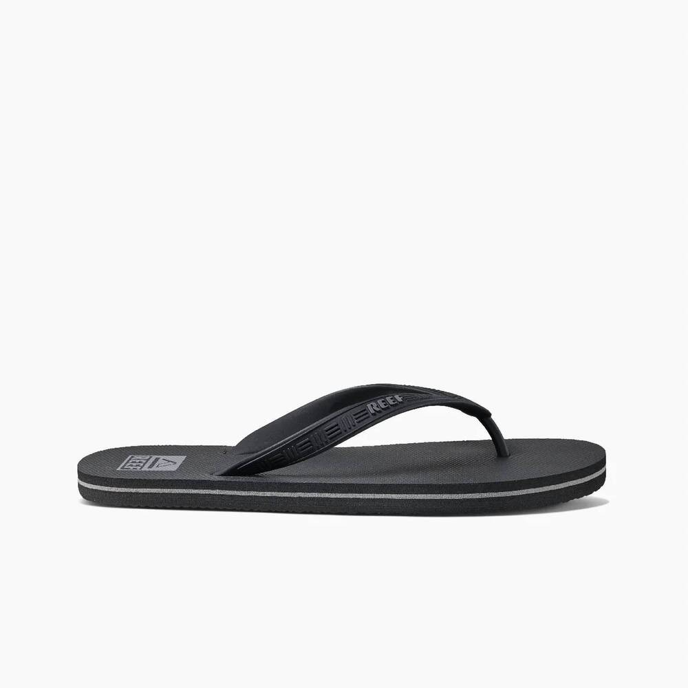NEW REEF men's seaside flip-flop in black